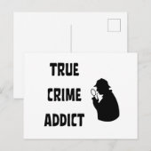 Ware criminaliteitverslaafde briefkaart (Voorkant / Achterkant)