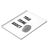 Ware criminaliteitverslaafde notitieboek (Linkerzijde)