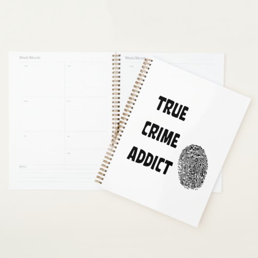 Ware criminaliteitverslaafde planner (Display)