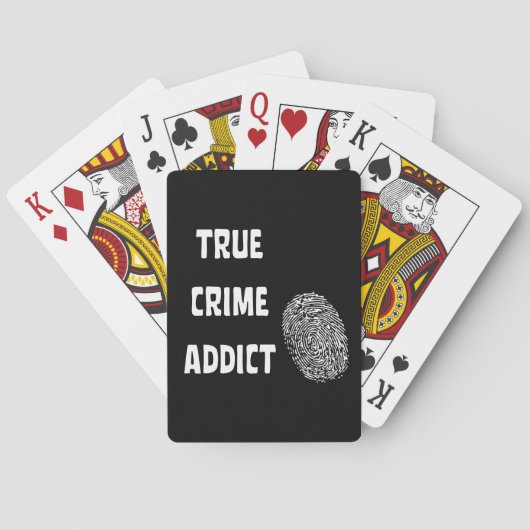 Ware criminaliteitverslaafde pokerkaarten (Achterkant)