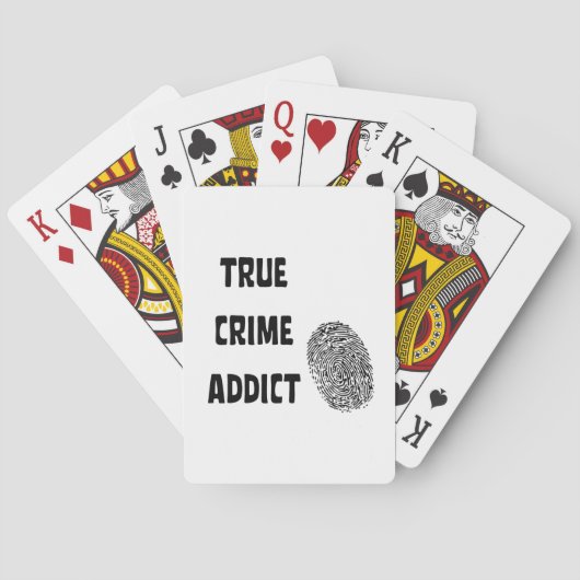 Ware criminaliteitverslaafde pokerkaarten (Achterkant)