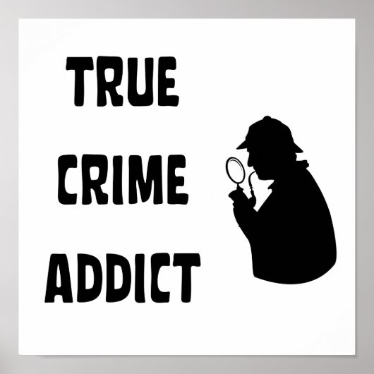 Ware criminaliteitverslaafde poster (Voorkant)
