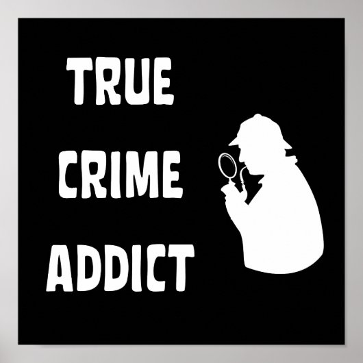 Ware criminaliteitverslaafde poster (Voorkant)
