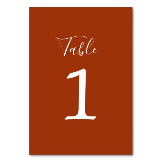 Ware eenvoud 1 Trouwroest Tafelnummer (Voorkant)