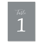 Ware eenvoud 1 Trouwsteen Tafelnummer (Achterkant)