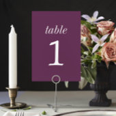 Ware eenvoud 2 Druif Trouwtafel Nummer Kaart