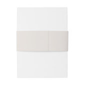 Ware eenvoud 3 bruid en bruidegom bruiloft uitnodigingen wikkel (Achterkant Voorbeeld)