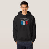Ware Franse Black Metal Hoodie (Voorkant volledig)
