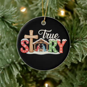 Ware Geboorte Kerstmis Jezus Kerstmis Christelijk Keramisch Ornament