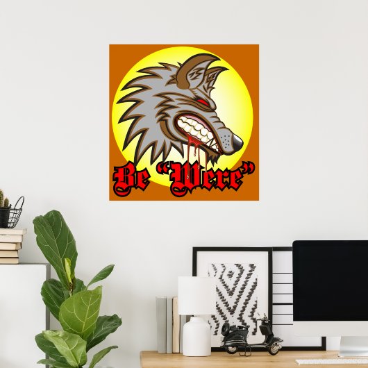 "Ware" halloween Poster (Thuiskantoor)