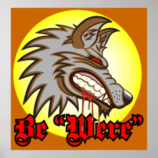 "Ware" halloween Poster (Voorkant)