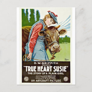  Ware Hart Susie Silent Hollywood Film Briefkaart