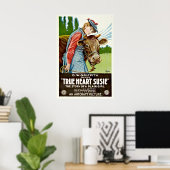  Ware Hart Susie Silent Hollywood Film Poster (Thuiskantoor)