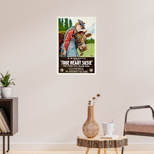  Ware Hart Susie Silent Hollywood Film Poster (Woonkamer 3)