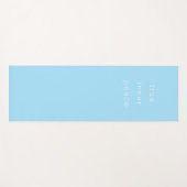 Ware Innerlijke Vrede Minimalistische Yogamat (Voorkant (horizontaal))
