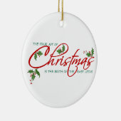 Ware kerst keramisch ornament (Rechts)