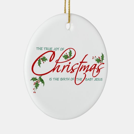 Ware kerst keramisch ornament (Rechts)