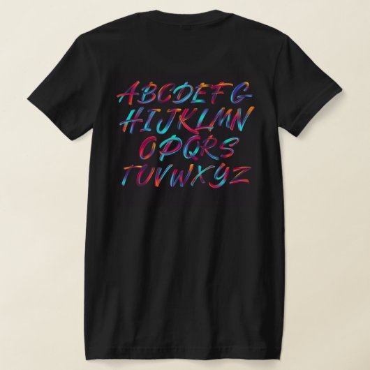 Ware Kleur T-shirt (Laag Achter)
