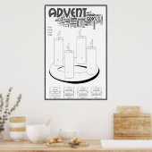 Ware kleur toevoegen op Poster Aantal (Keuken)