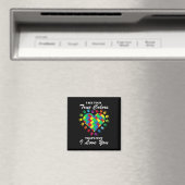 Ware kleuren - Harde Puzzle Cool Autisme Awareness Magneet (Insitu (Vaatwasser))