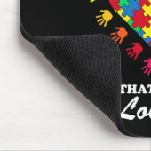 Ware kleuren - Harde Puzzle Cool Autisme Awareness Muismat (Hoek)