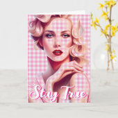 Ware Kleuren Verjaardag Kaart (Gele Bloem)