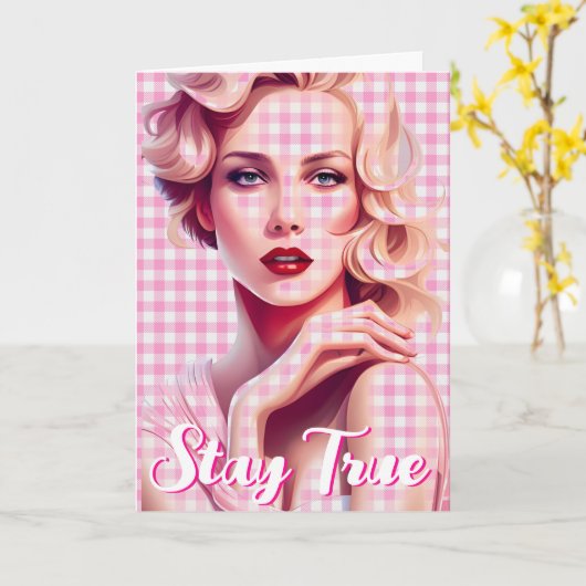 Ware Kleuren Verjaardag Kaart (Gele Bloem)