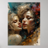 Ware Lesbische Liefde Poster (Voorkant)