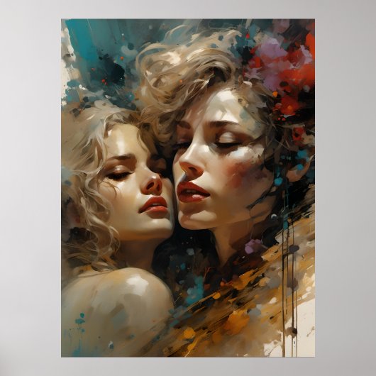 Ware Lesbische Liefde Poster (Voorkant)