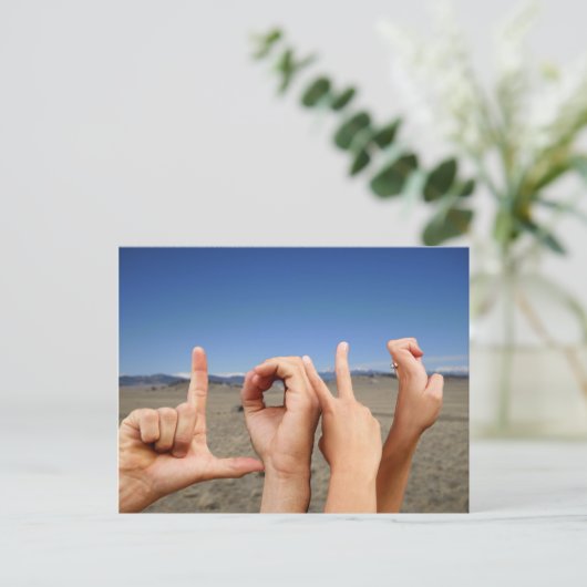 Ware Liefde Briefkaart (Staand voorkant)