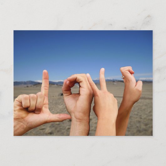 Ware Liefde Briefkaart (Voorkant)