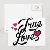 ware liefde briefkaart (Voorkant / Achterkant)