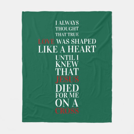 Ware liefde fleece deken (Voorkant)