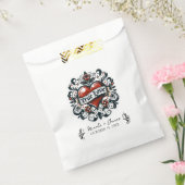 Ware Liefde Hart Tattoo Sticker Bruiloft Bedankzakje (Gezegeld)