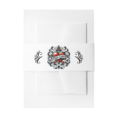 Ware Liefde Hart Tattoo Sticker Bruiloft Uitnodigingen Wikkel (Voorkant Voorbeeld)