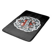 Ware Liefde Hart Tattoo Sticker Stijl Artistiek Badmat (Gekanteld)