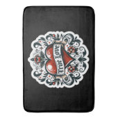 Ware Liefde Hart Tattoo Sticker Stijl Artistiek Badmat (Voorkant Verticaal)