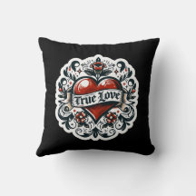 Ware Liefde Hart Tattoo Sticker Stijl Artistiek