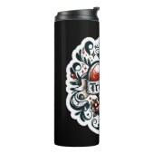 Ware Liefde Hart Tattoo Sticker Stijl Artistiek Thermosbeker (Gedraaid links)