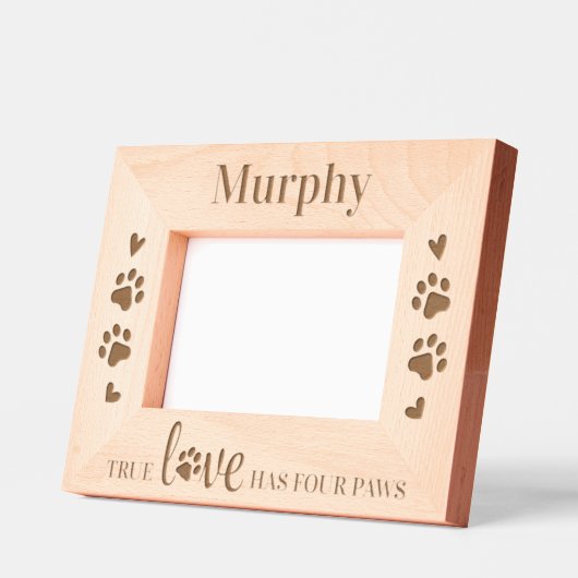 Ware liefde heeft vier poten - gepersonaliseerd Ho Gegraveerde Lijstjes (Links)