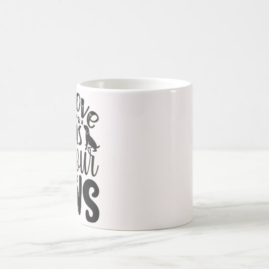 Ware liefde heeft vier poten voor het Dierenvriend Koffiemok (Center)