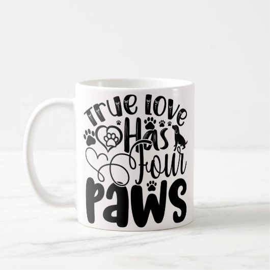 Ware liefde heeft vier poten voor het Dierenvriend Koffiemok (Links)