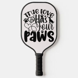 Ware liefde heeft vier poten voor het Dierenvriend Pickleball Paddle