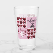 Ware liefde in roze glas (Achterkant)