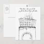 ware liefde is als een paar sokken briefkaart (Voorkant / Achterkant)