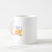 ware liefde koffiemok (Voorkant links)