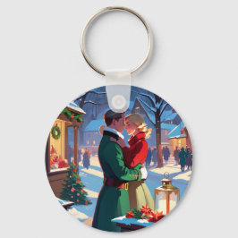 Ware liefde met kerst - Sleutelhanger