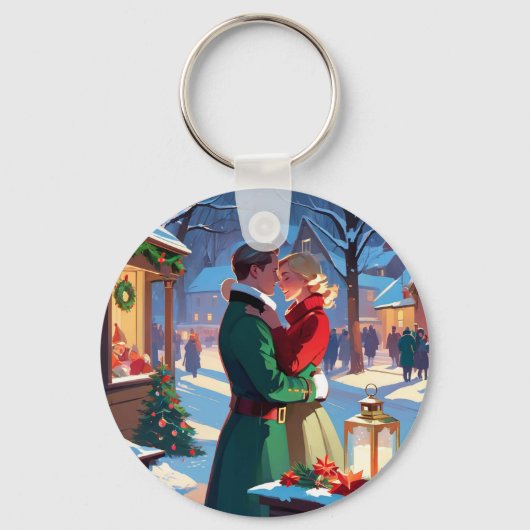 Ware liefde met kerst - Sleutelhanger (Voorkant)