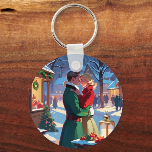 Ware liefde met kerst - Sleutelhanger (Achterkant)