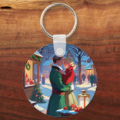 Ware liefde met kerst - Sleutelhanger (Voorkant)